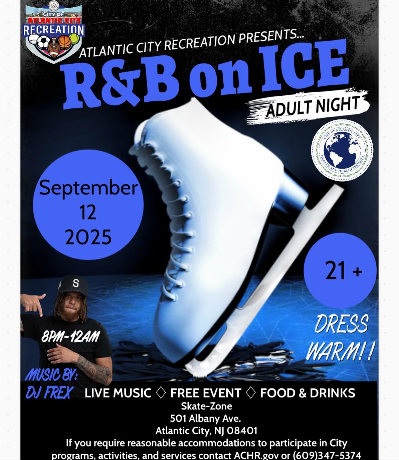 R&B on Ice: Adult Night at Skate-Zone in Atlantic City