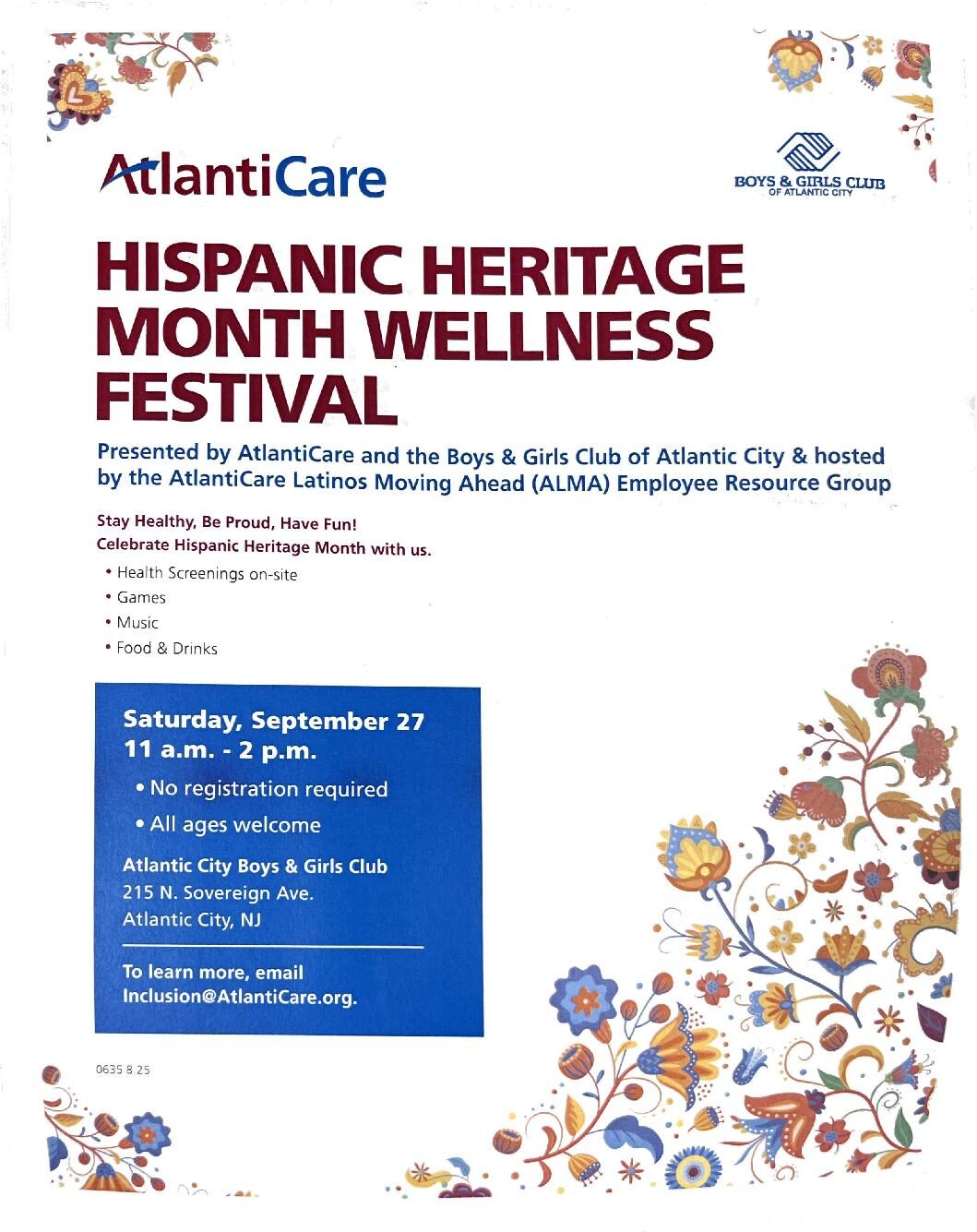 Celebrate Community at the Hispanic Heritage Month Wellness Festival