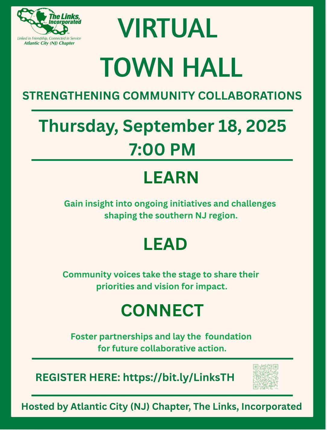 Virtual Town Hall: Strengthening Community Collaborations in Southern New Jersey