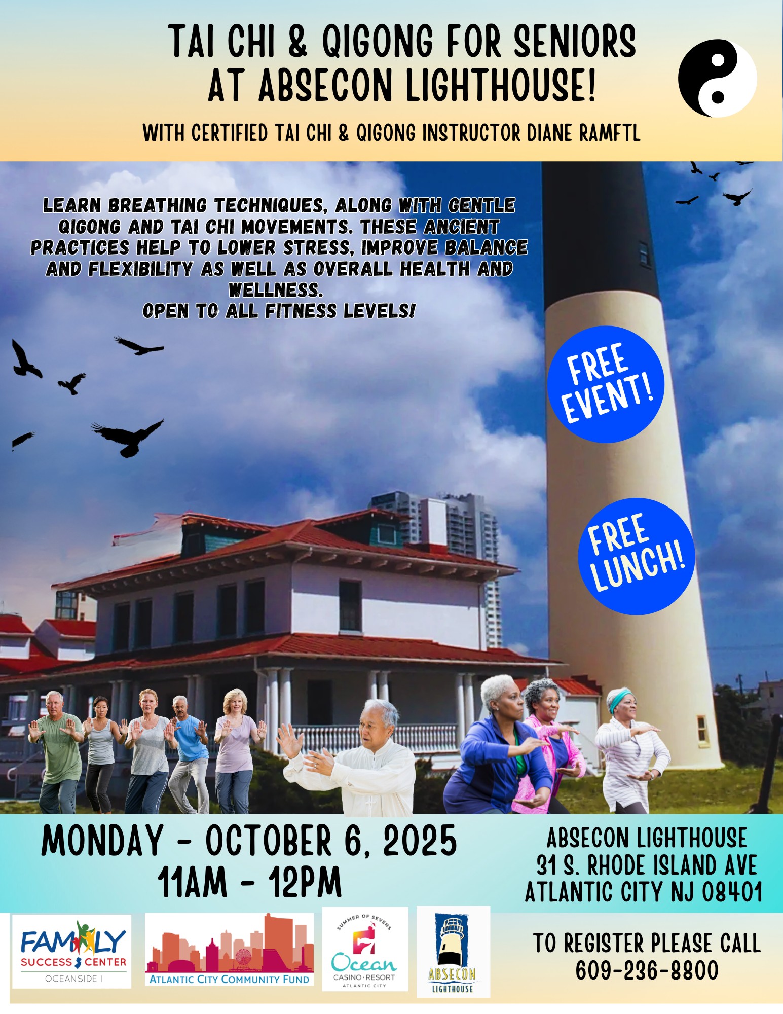 Tai Chi & Qigong for Seniors Brings Wellness to Absecon Lighthouse