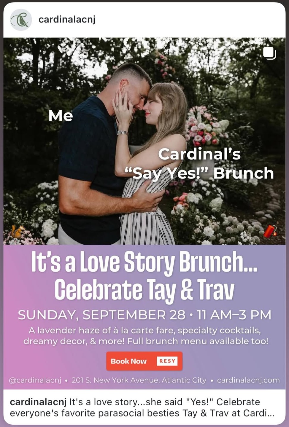 A Love Story Brunch for Tay & Trav in Atlantic City
