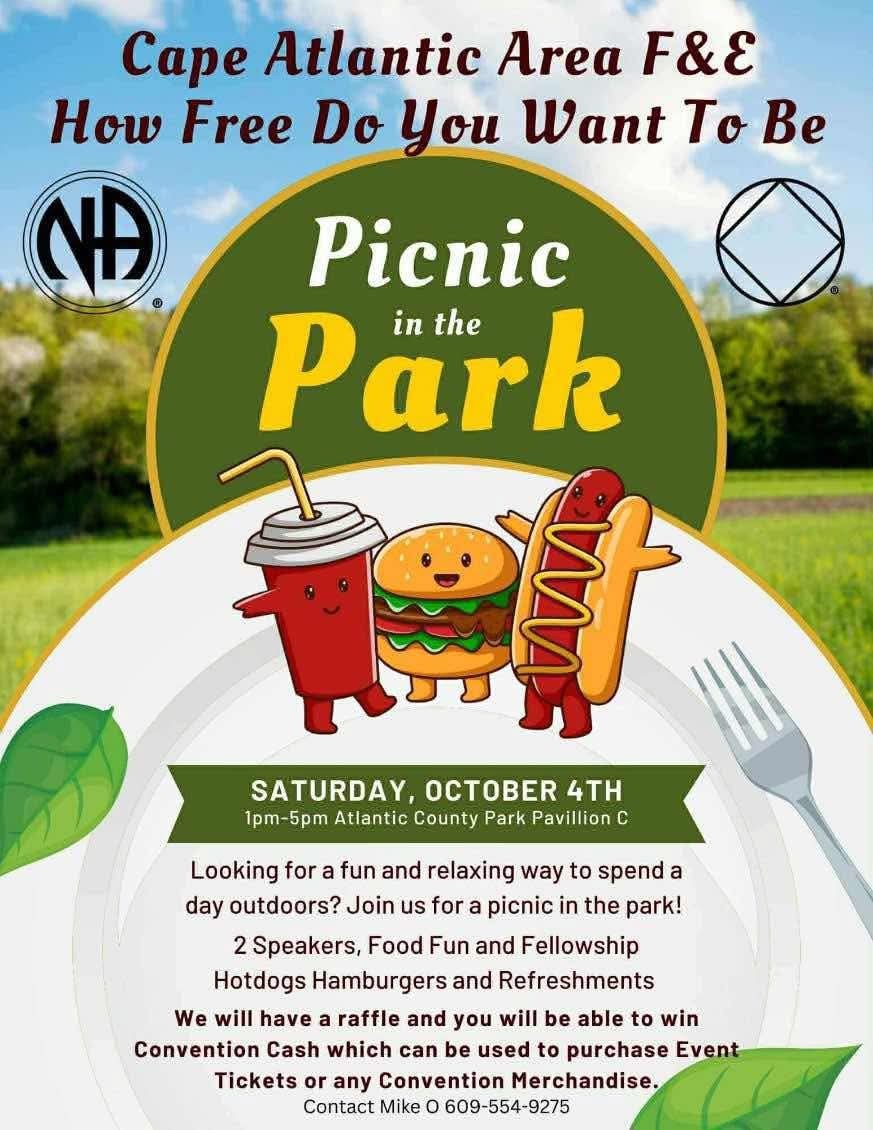 Cape Atlantic Area F&E Hosts “Picnic in the Park” Community Gathering