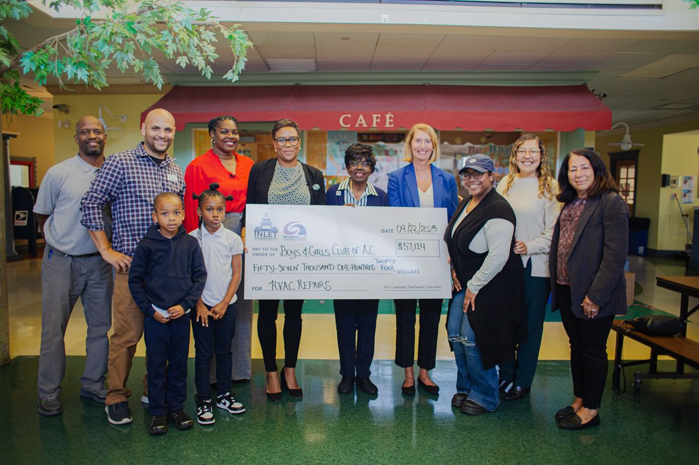 Inlet CDC Sponsored HVAC Repairs at Atlantic City Boys and Girls Club