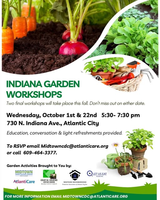 Indiana Garden Workshops in Atlantic City