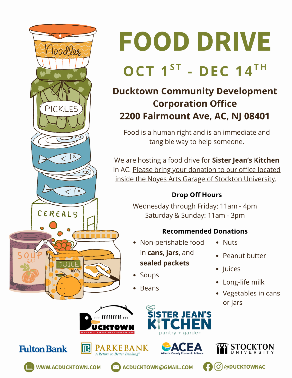 Ducktown Community Food Drive