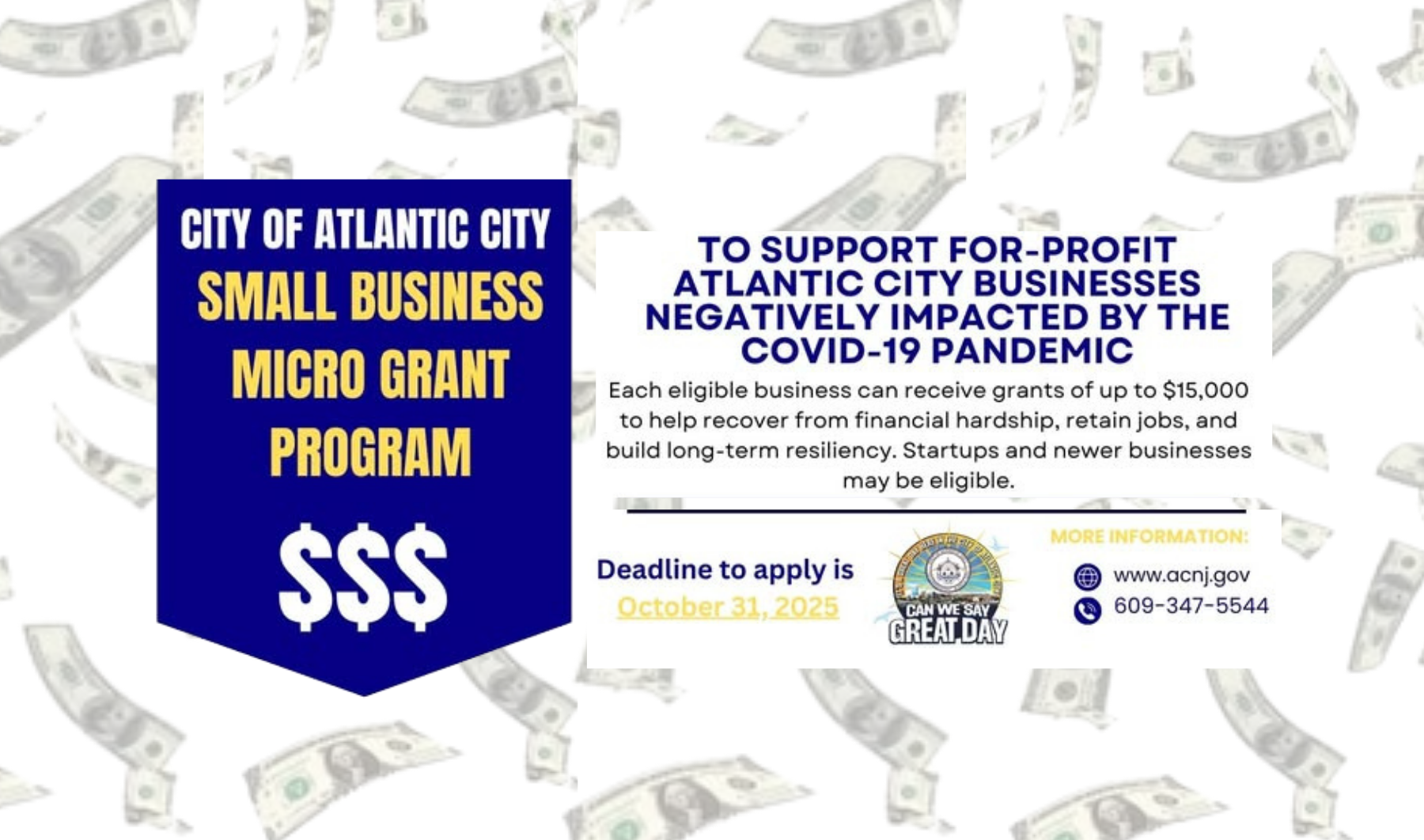 Now Open: Applications for Small Business Micro Grant Program in Atlantic City