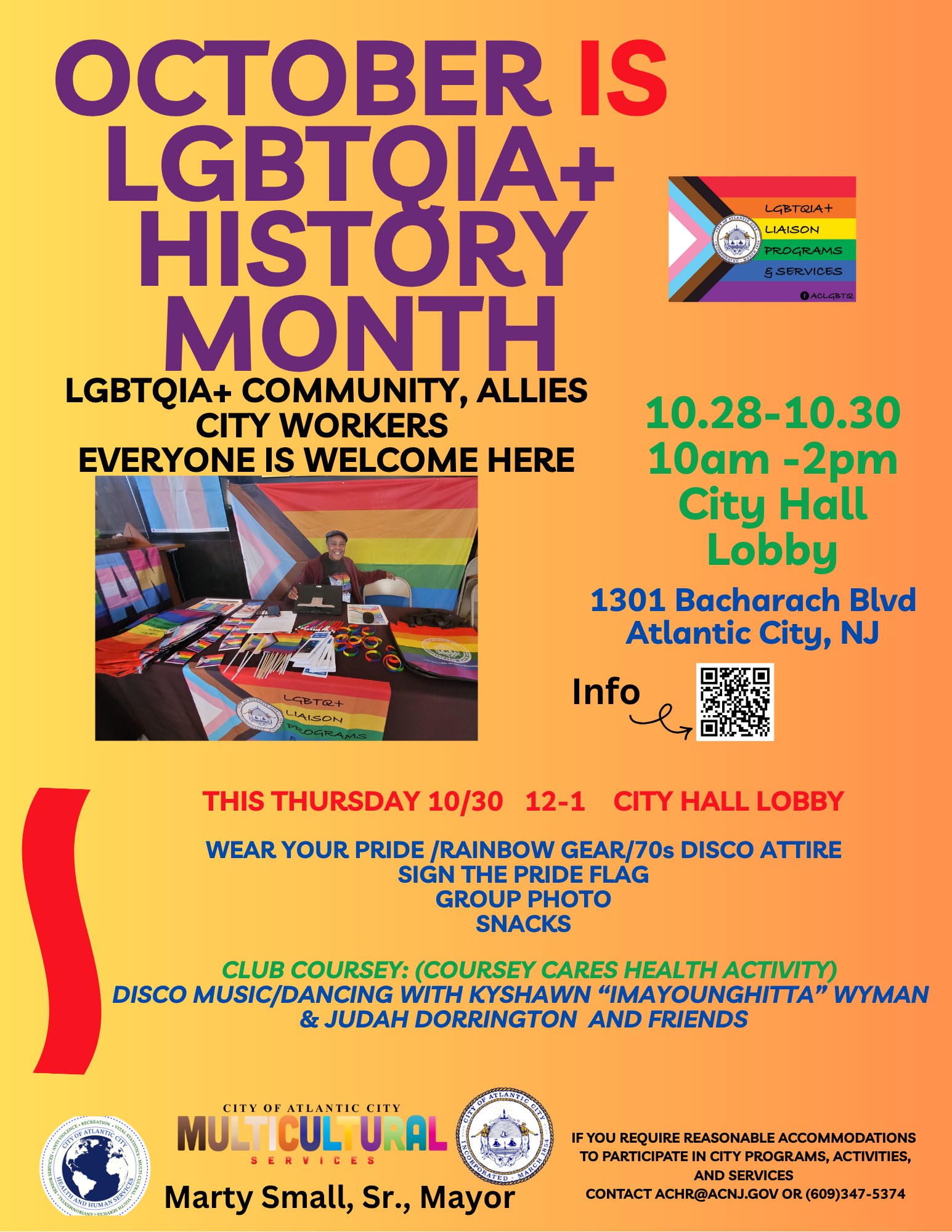 Atlantic City Celebrates LGBTQIA+ History Month at City Hall