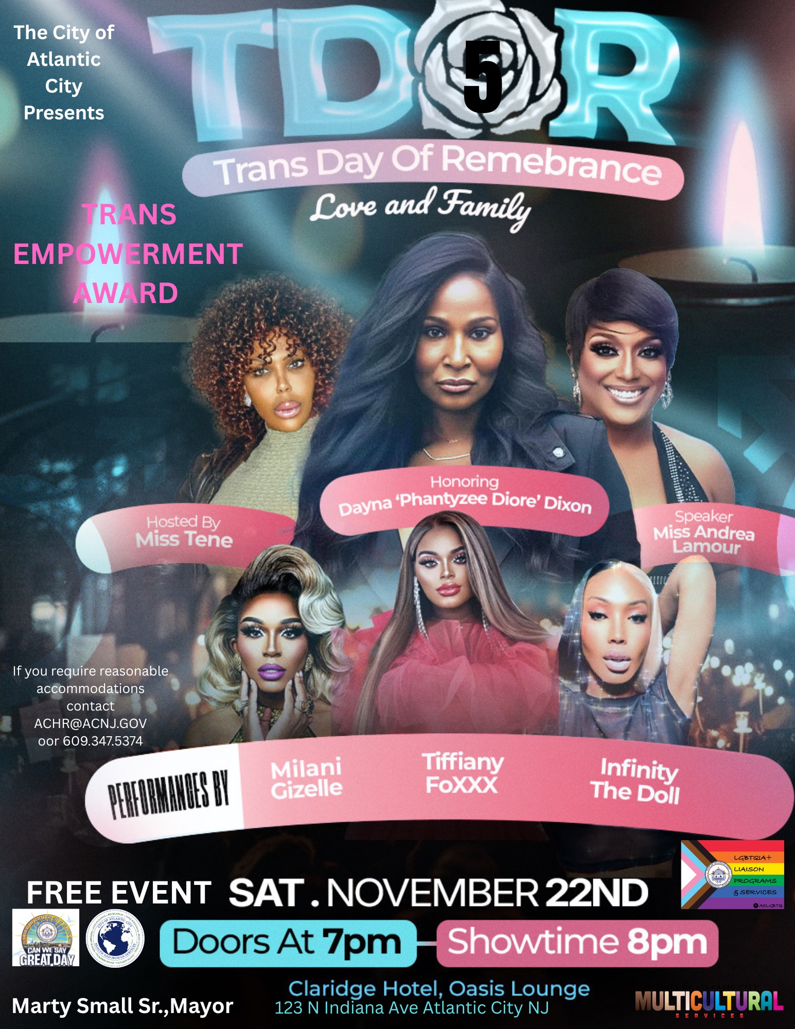 Atlantic City Honors Trans Day of Remembrance with Love and Family