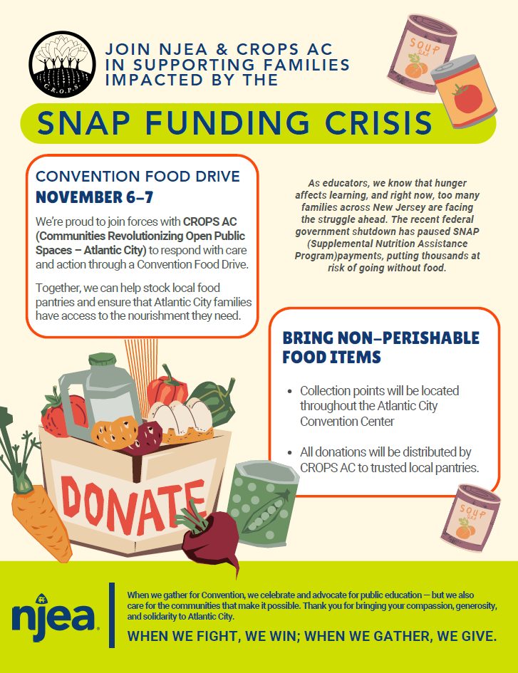 Convention Food Drive Supports Families Amid SNAP Funding Crisis