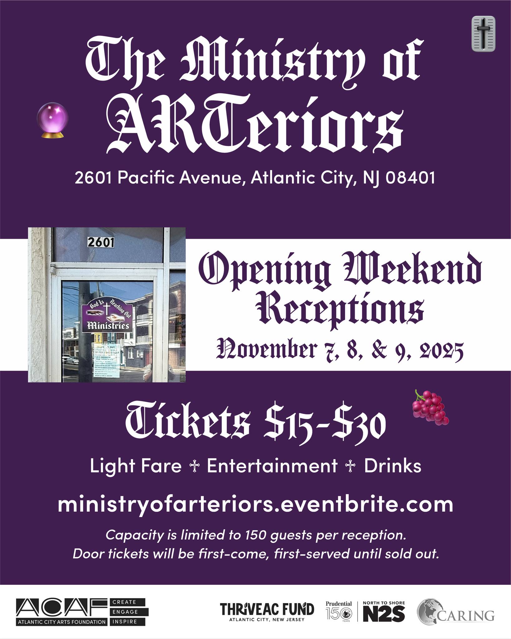 The Ministry of ARTerios Hosts Opening Weekend Receptions in Atlantic City