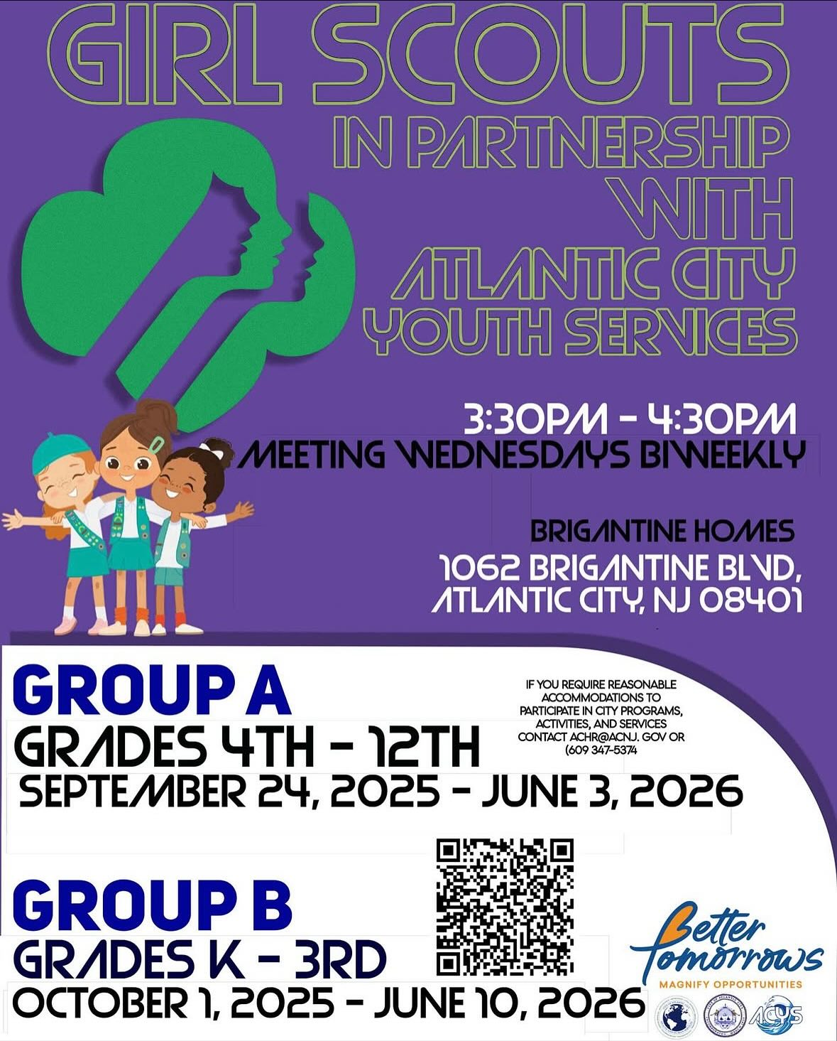 Girl Scouts Program with Atlantic City Youth Services