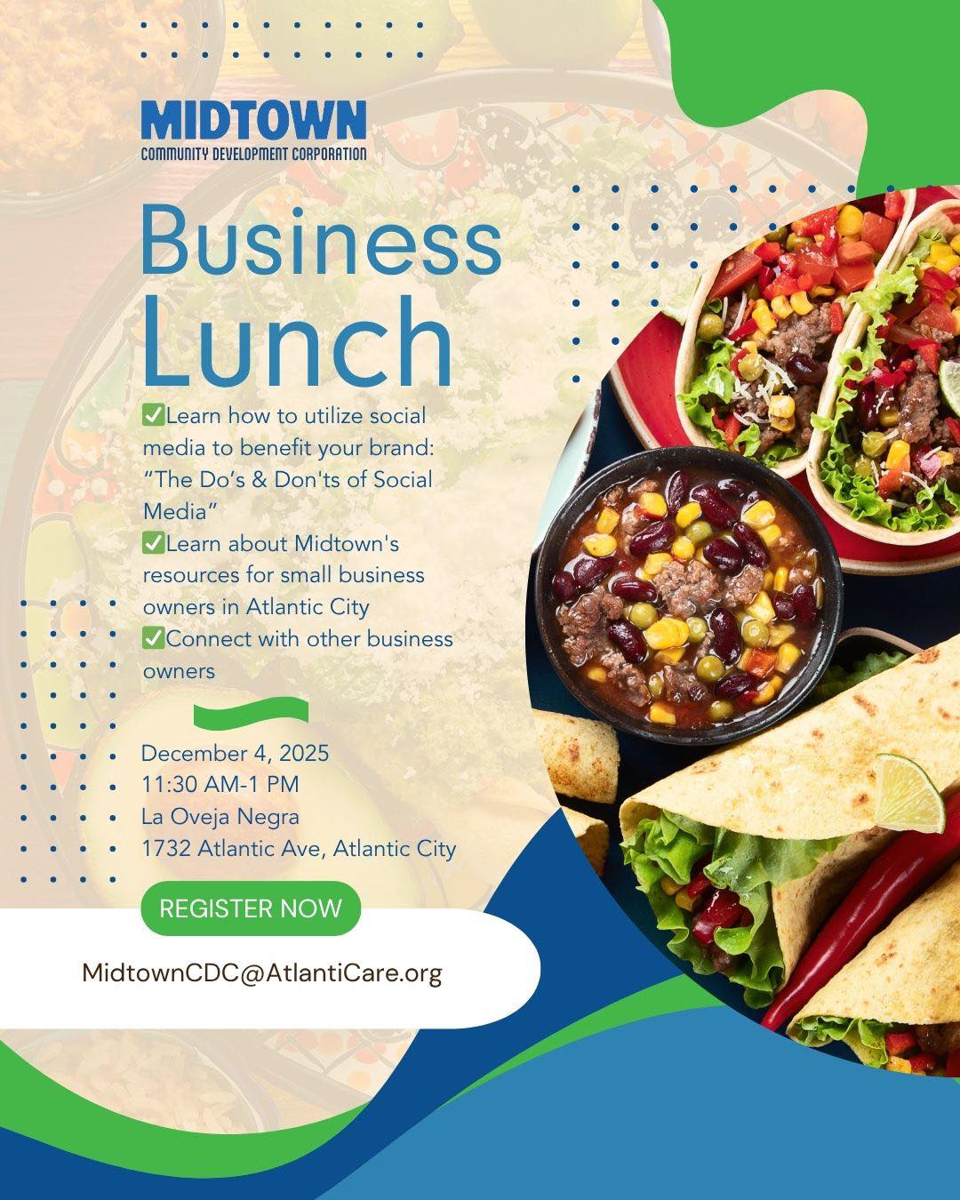 Midtown CDC Hosts Business Lunch for Atlantic City Entrepreneurs