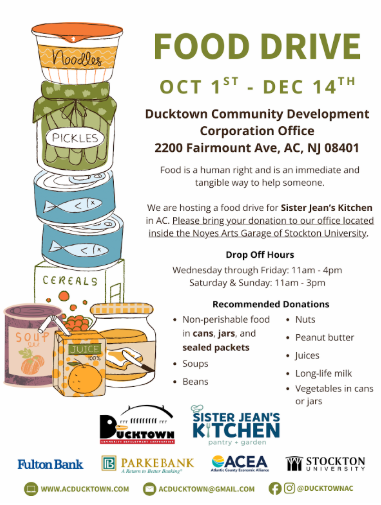 Holiday Food Drive for Sister Jean’s Kitchen