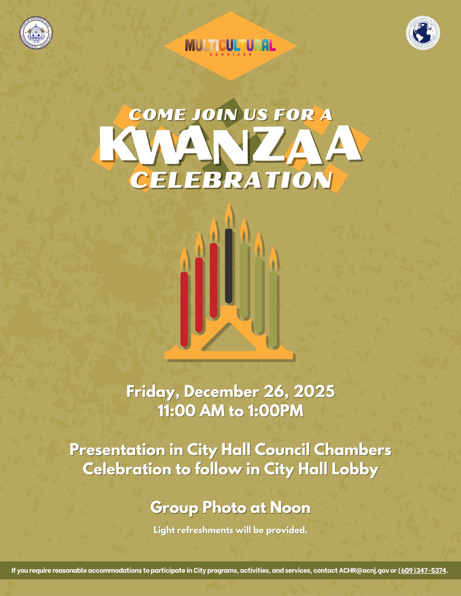 Kwanzaa with the City of Atlantic City