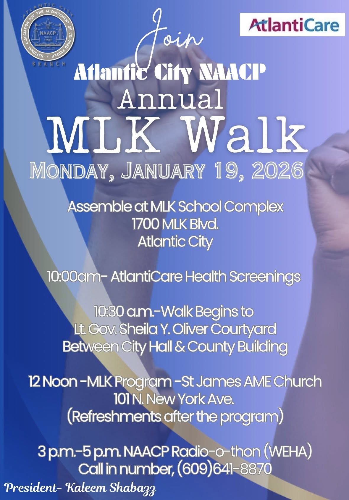 Atlantic City Annul MLK Walk
