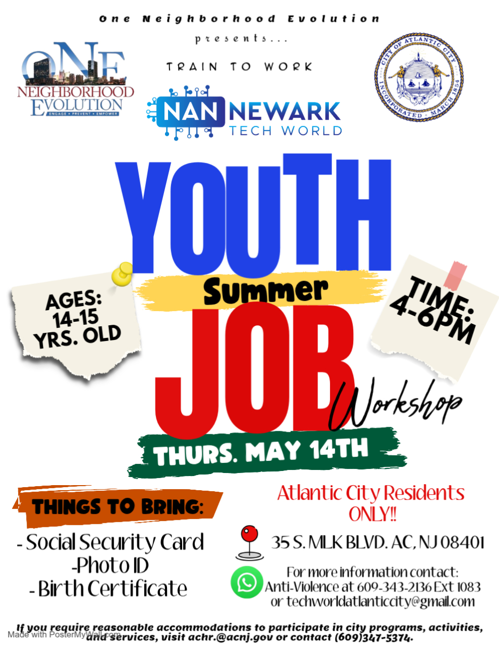 Youth Summer Job Workshop
