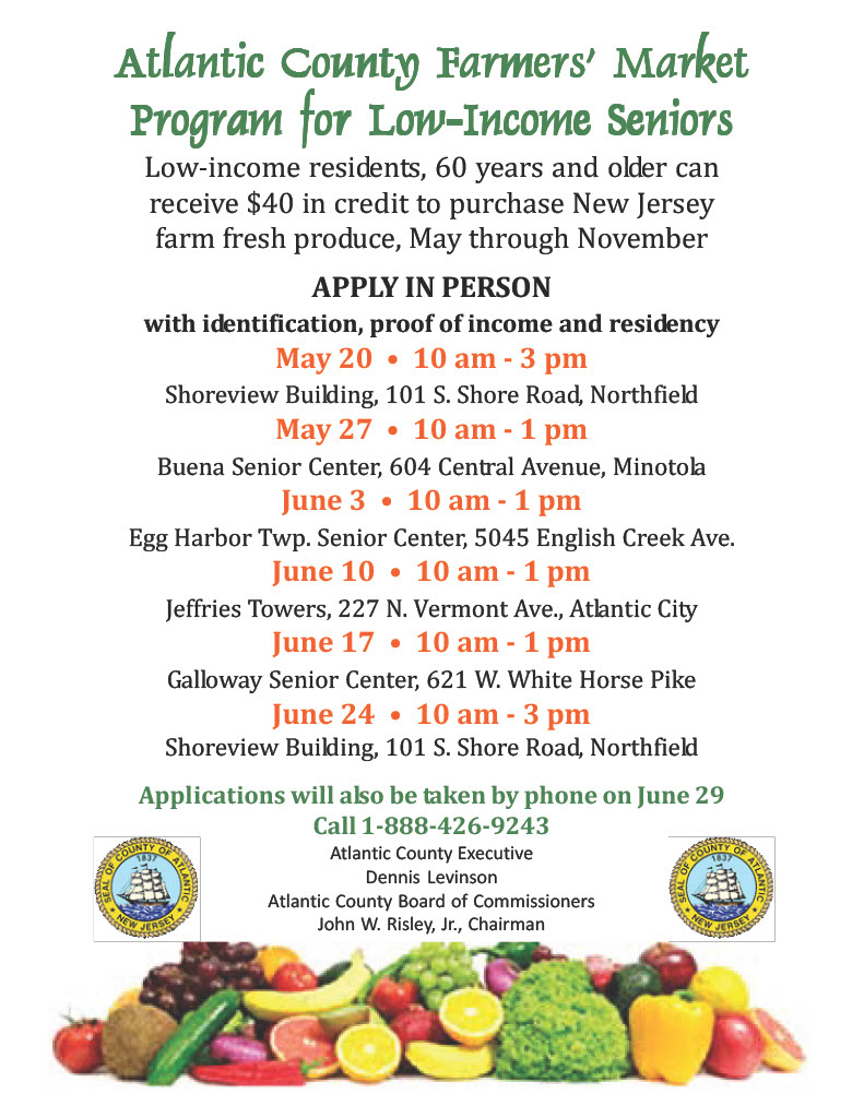 Farmers Market-Low Income Seniors
