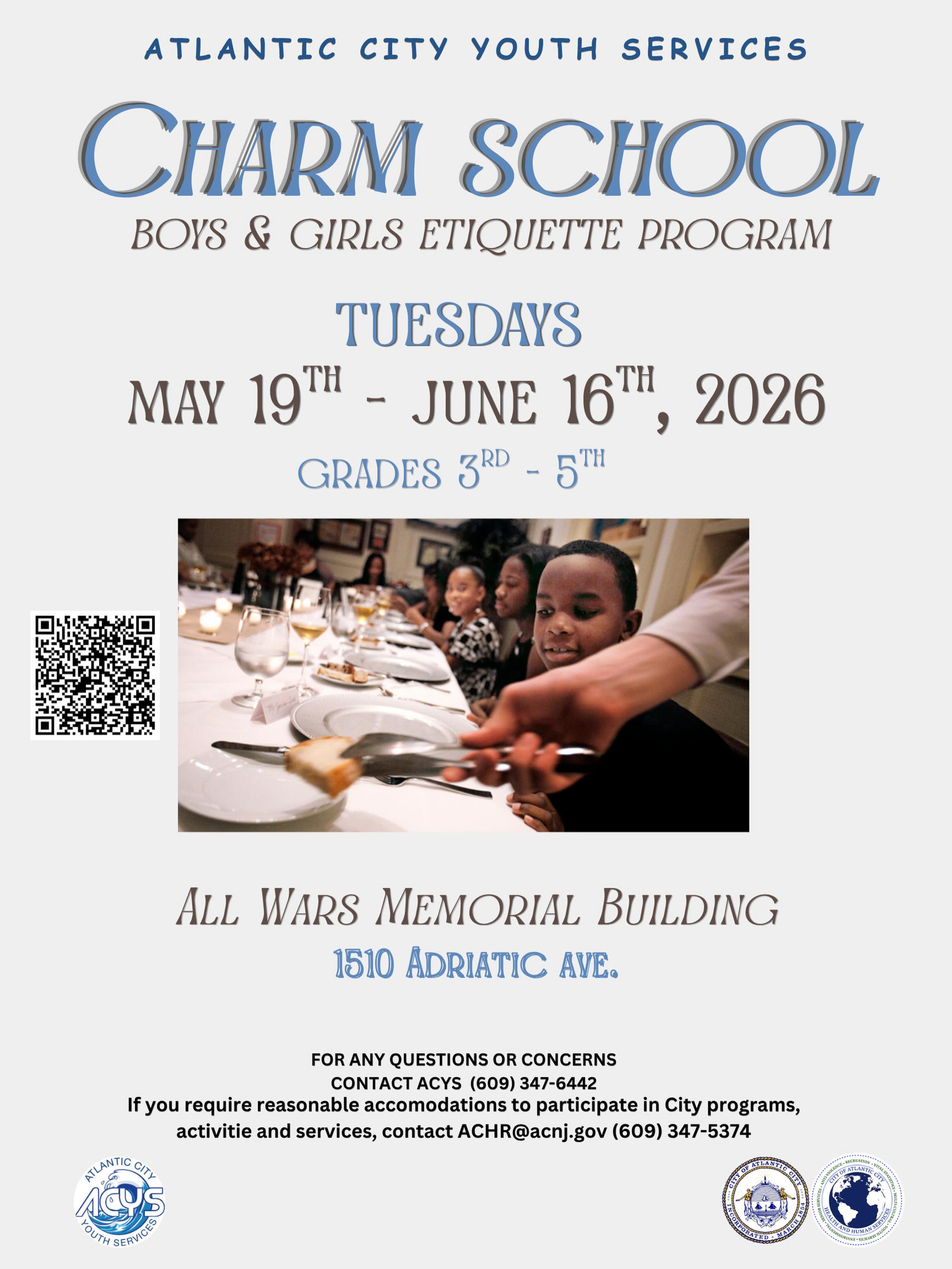 YOUTH SERVICE CHARM SCHOOL 