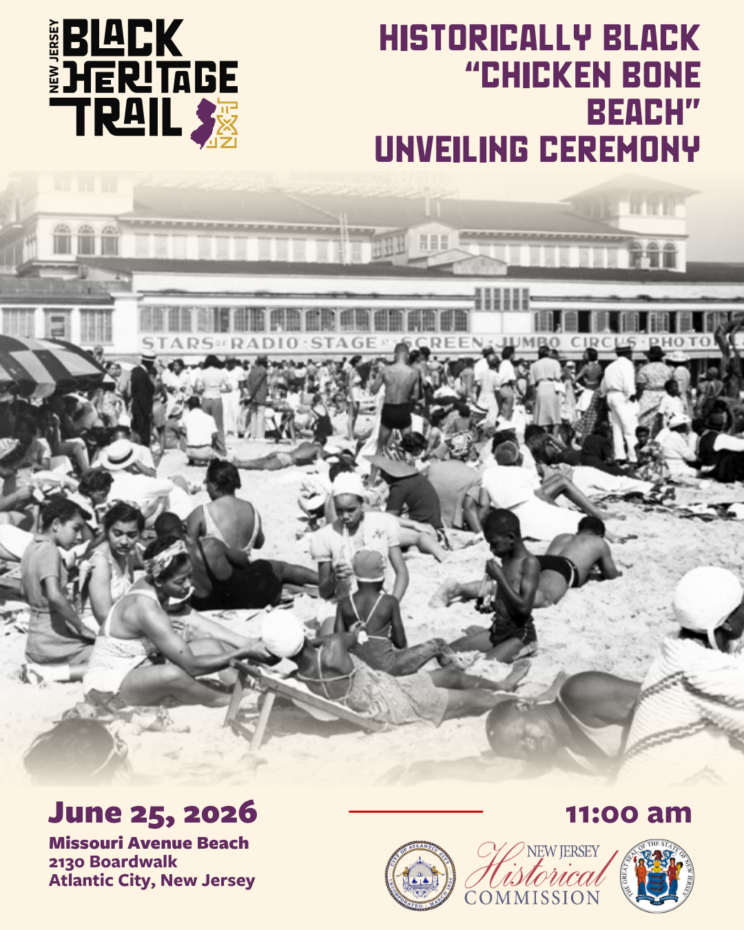Chicken Bone Beach Historical Marker Unveiling 