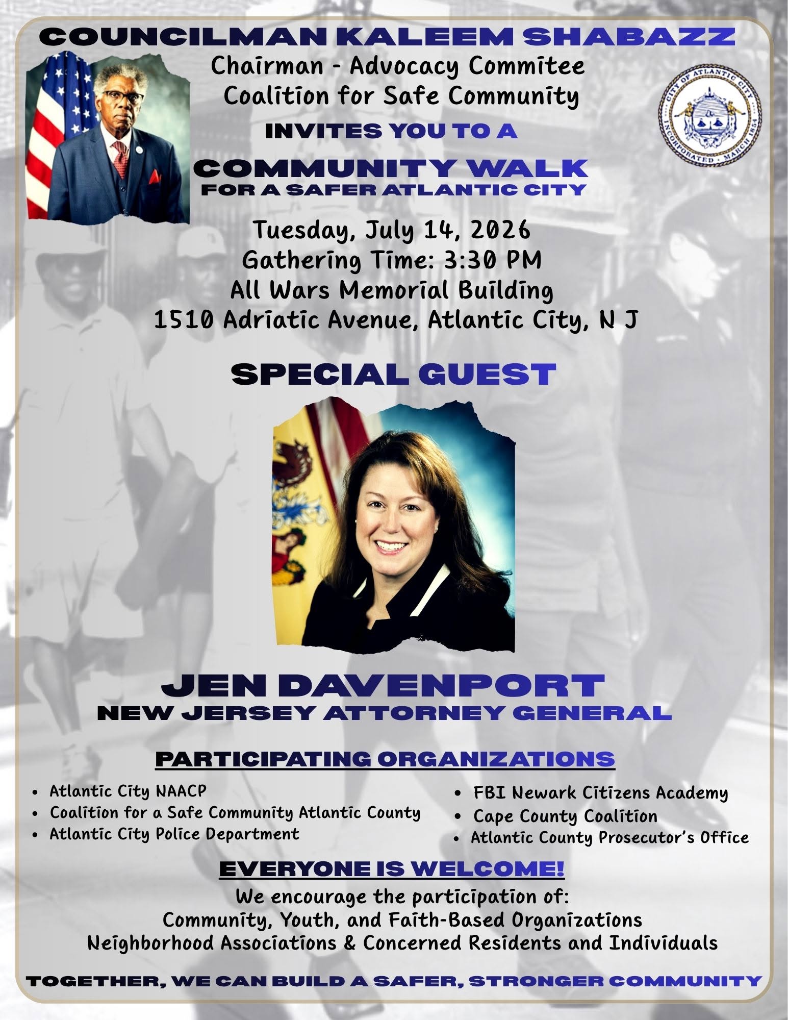 Community Walk for a Safer Atlantic City