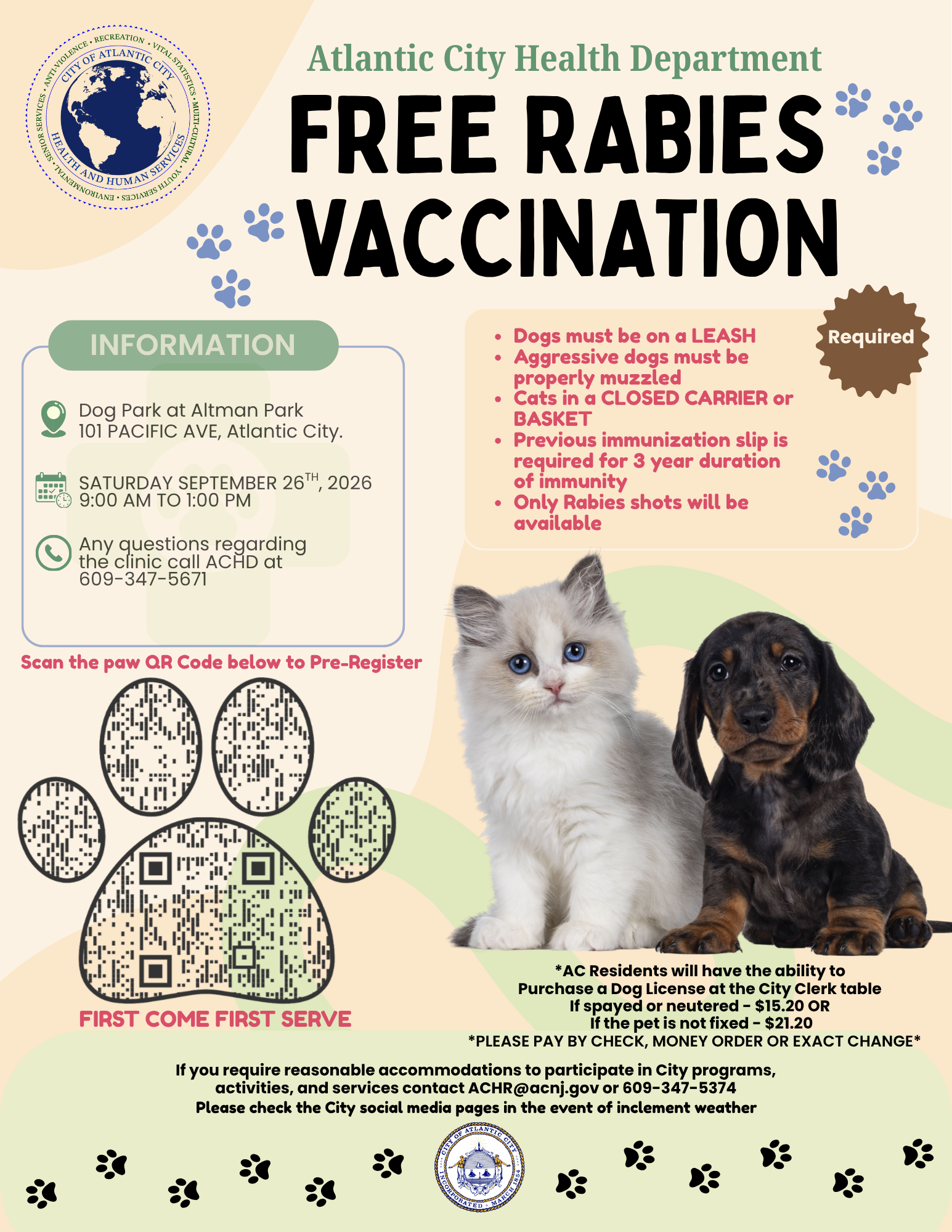 Rabies Vaccination Clinic