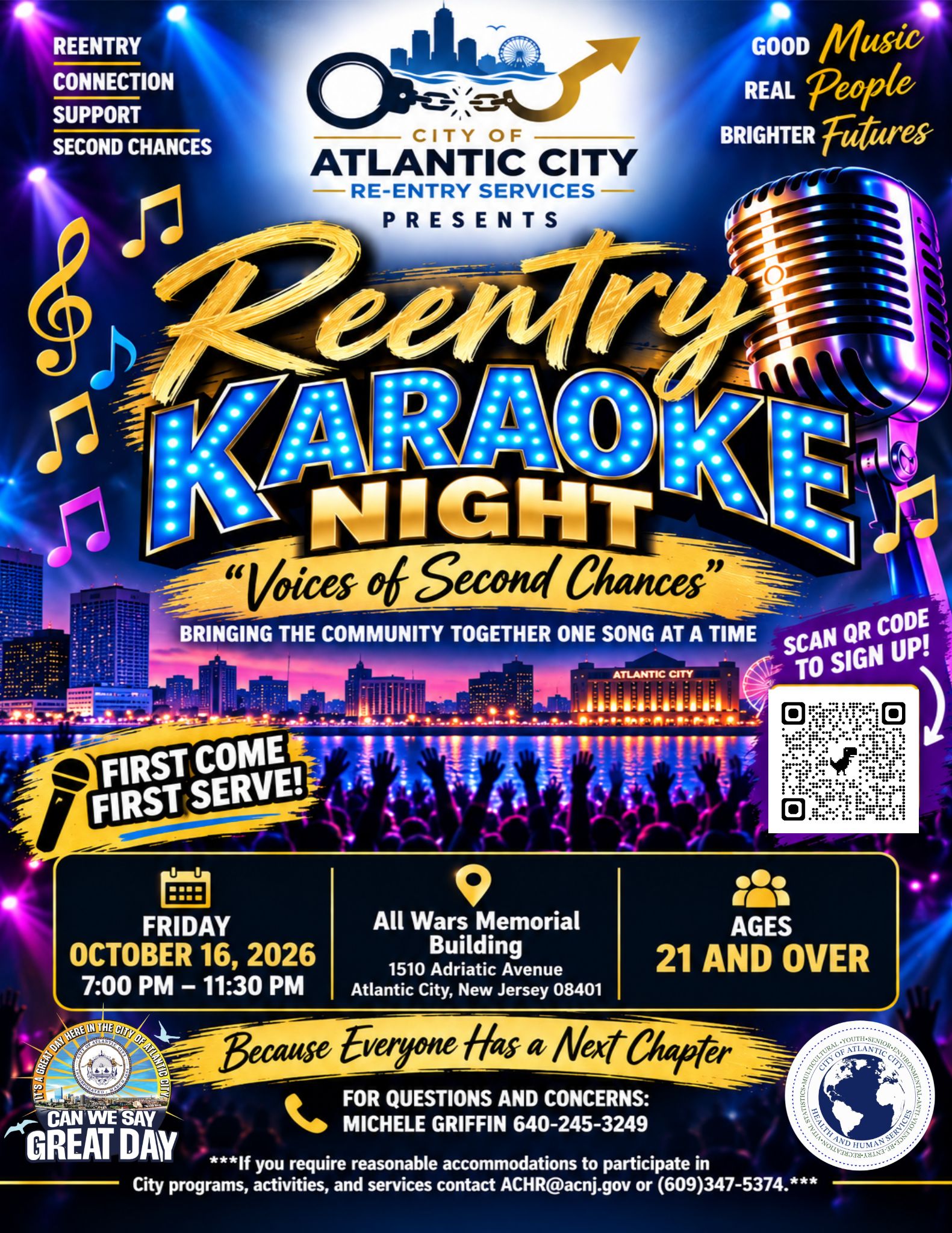 Reentry Karaoke Night: "Voices of Second Chances"