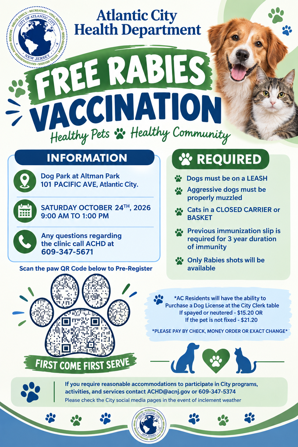 Free Rabies Vaccination Clinic