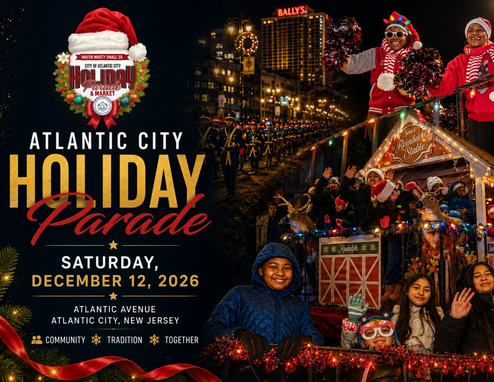 Celebrate the Season at the Atlantic City Holiday Parade & Holiday Village