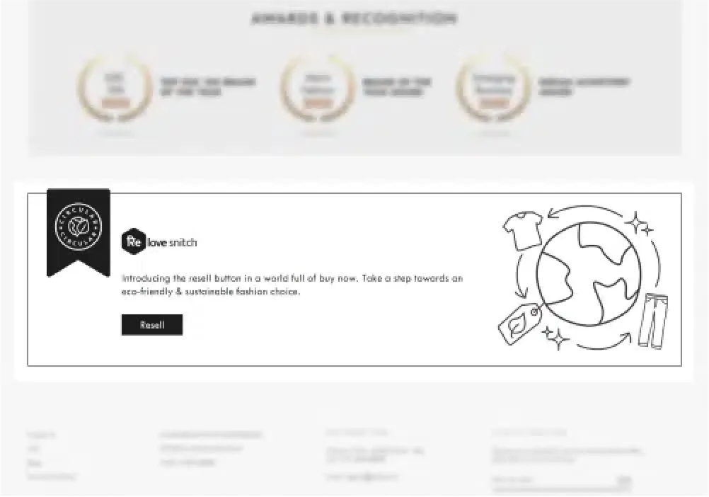 Re-Love Snitch sustainable fashion 