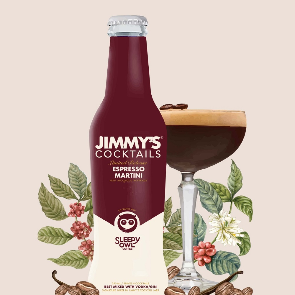 Jimmy's collaborates with Sleepy Owl Coffee to launch an Espresso martini
