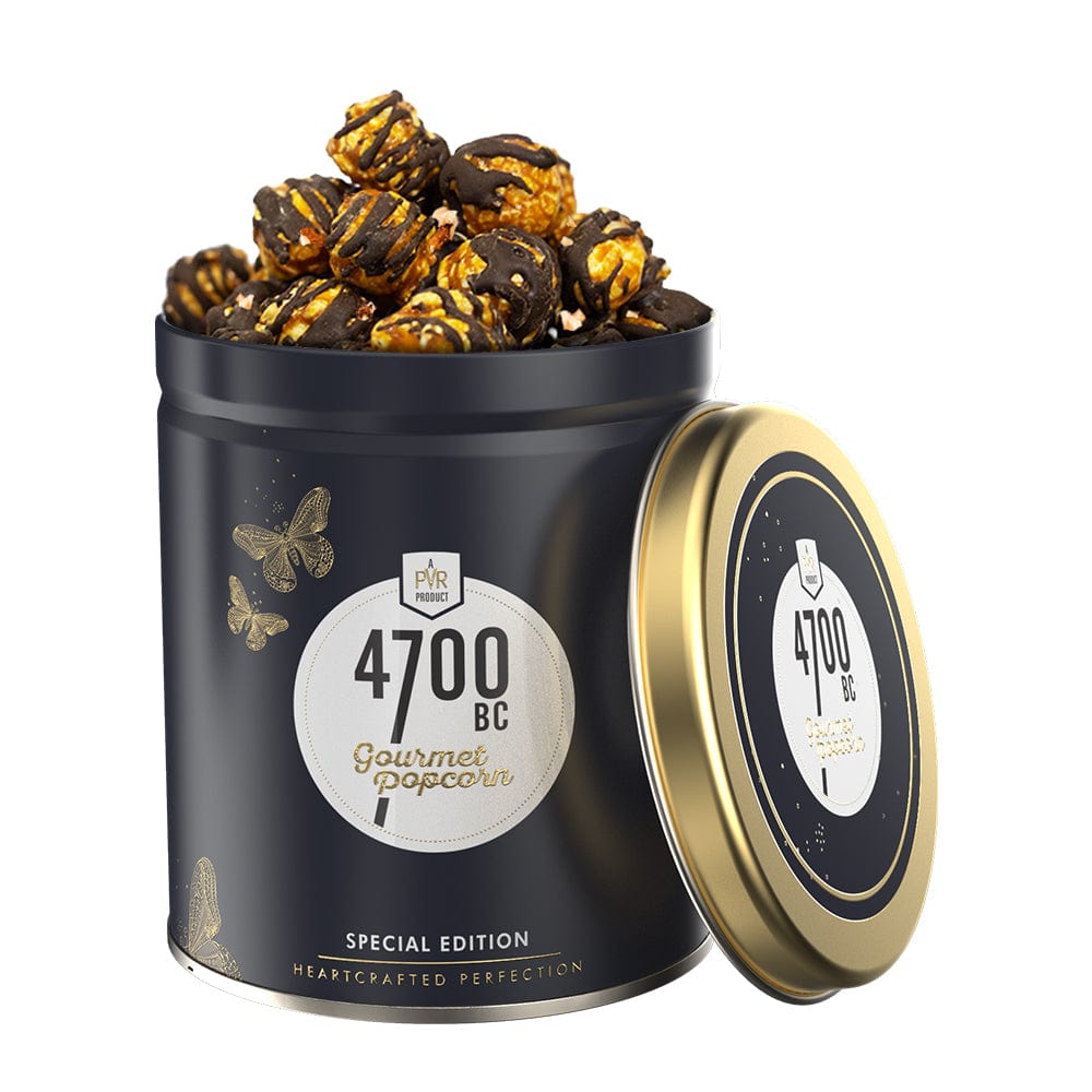 Mocha Walnut Chocolate Popcorn, Tin, 125g – 4700BC