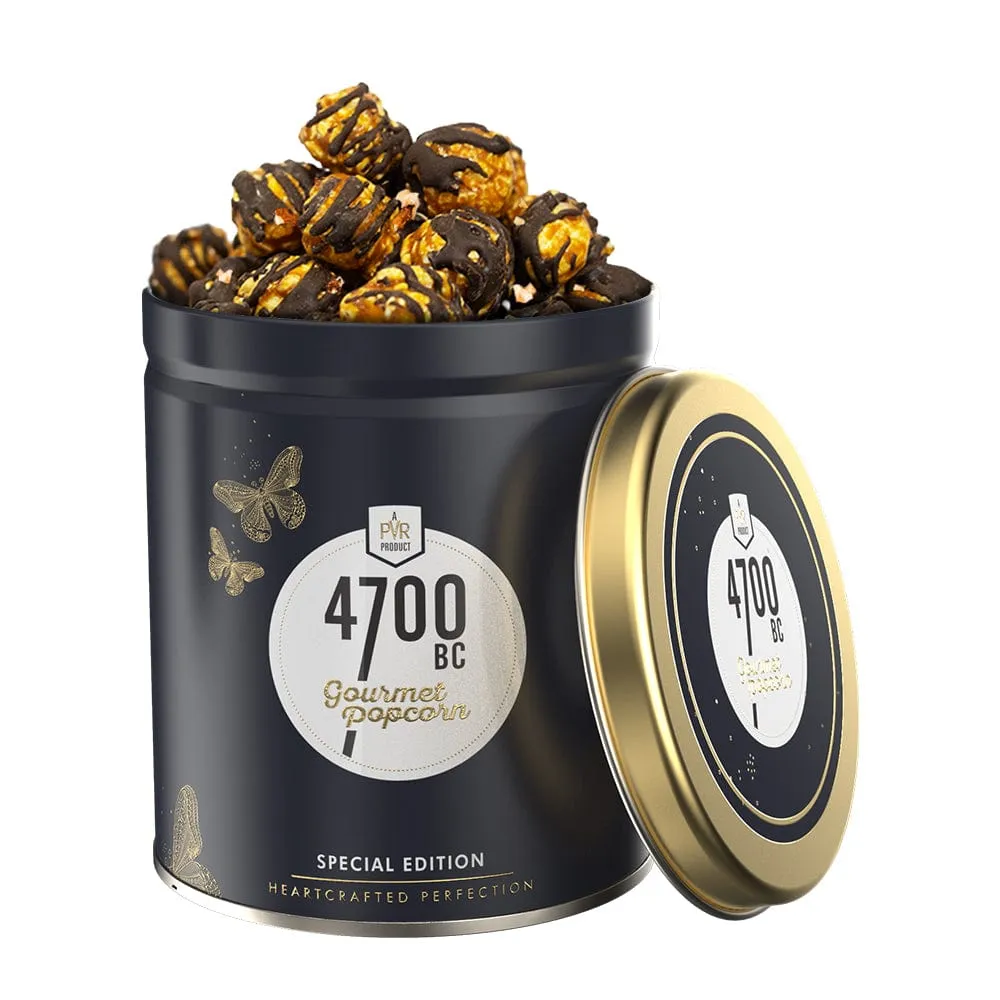 Mocha Walnut Chocolate Popcorn, Tin, 125g – 4700BC