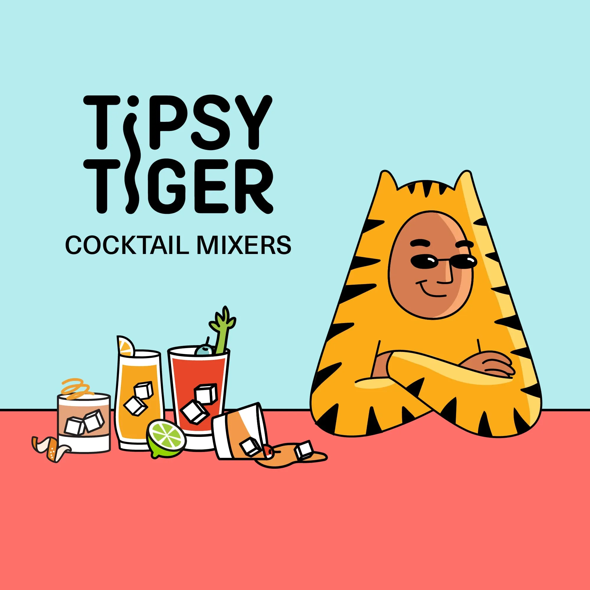 Tipsy Tiger Assorted Flavors Cocktail Mixer (Classic Mojito ...