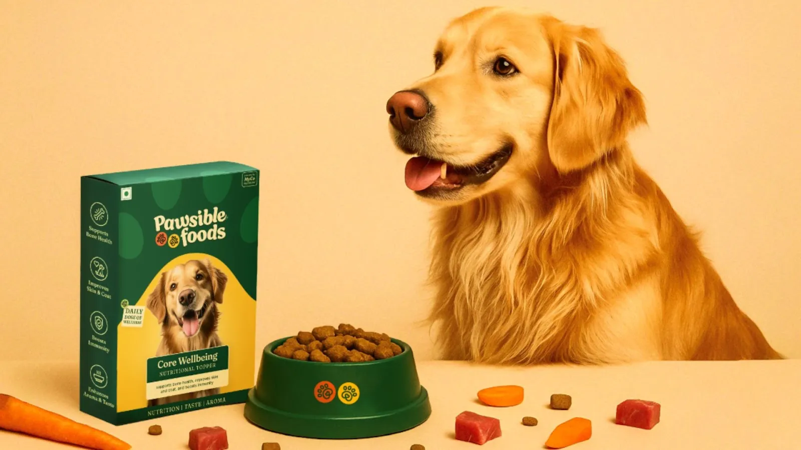 Confetti Packaging Design for Pawsible Foods