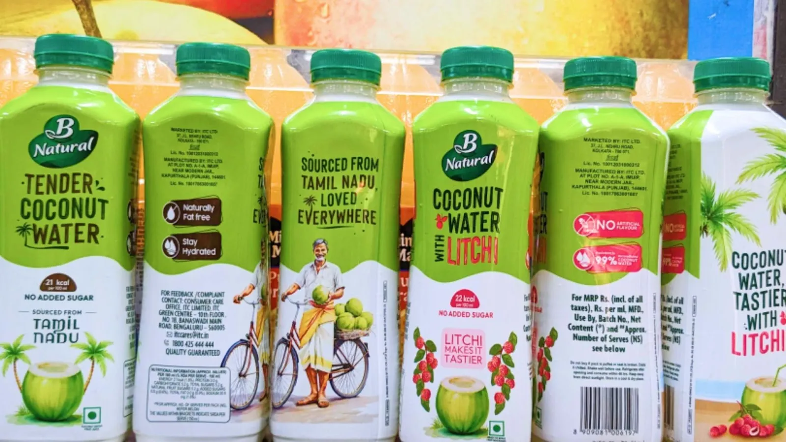 Confetti Packaging Design B Natural Tender Coconut Water