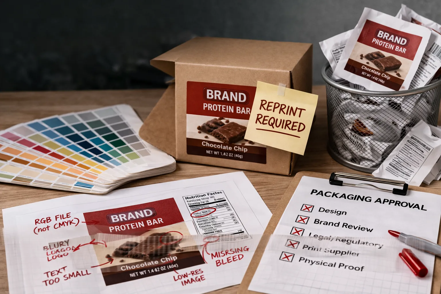 Packaging Design Causing Reprints