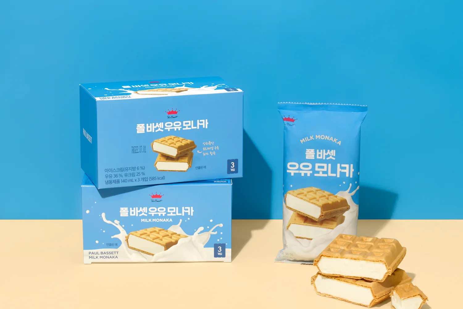 PAUL BASSETT PACKAGE DESIGN ice cream packaging design by HEAZ, Miae Kim, Yumi Jung