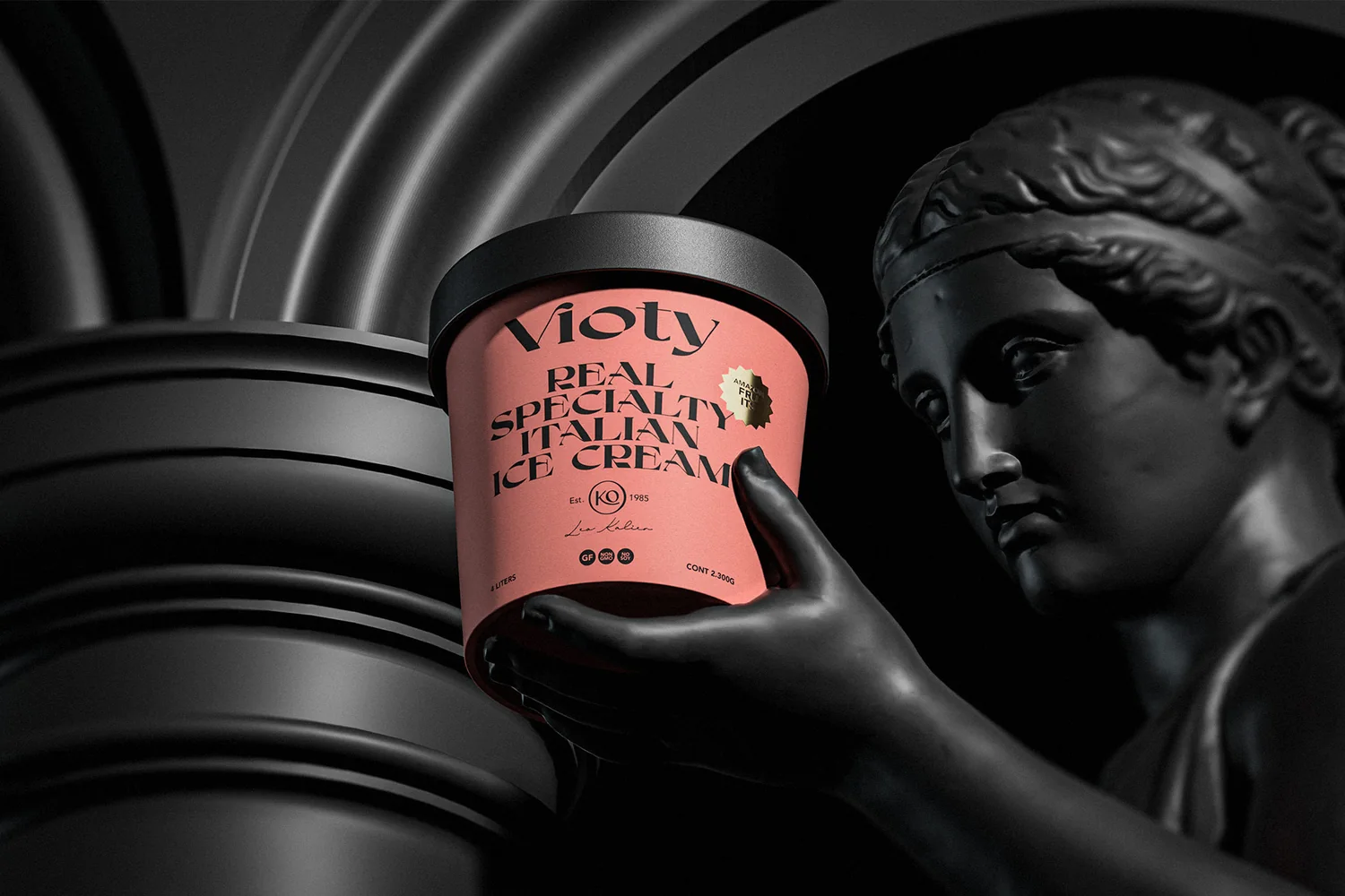 Vioty - Ice Cream ice cream packaging design by David Espinosa