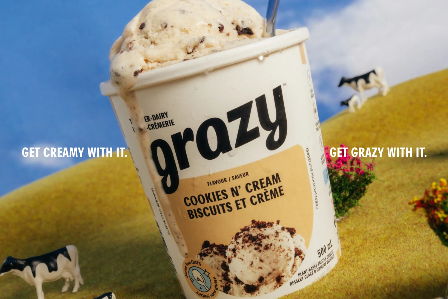 Grazy ice cream packaging design by Deux Huit Huit, Romain Pedeboscq, Anne Sylvestre, Laura Charette