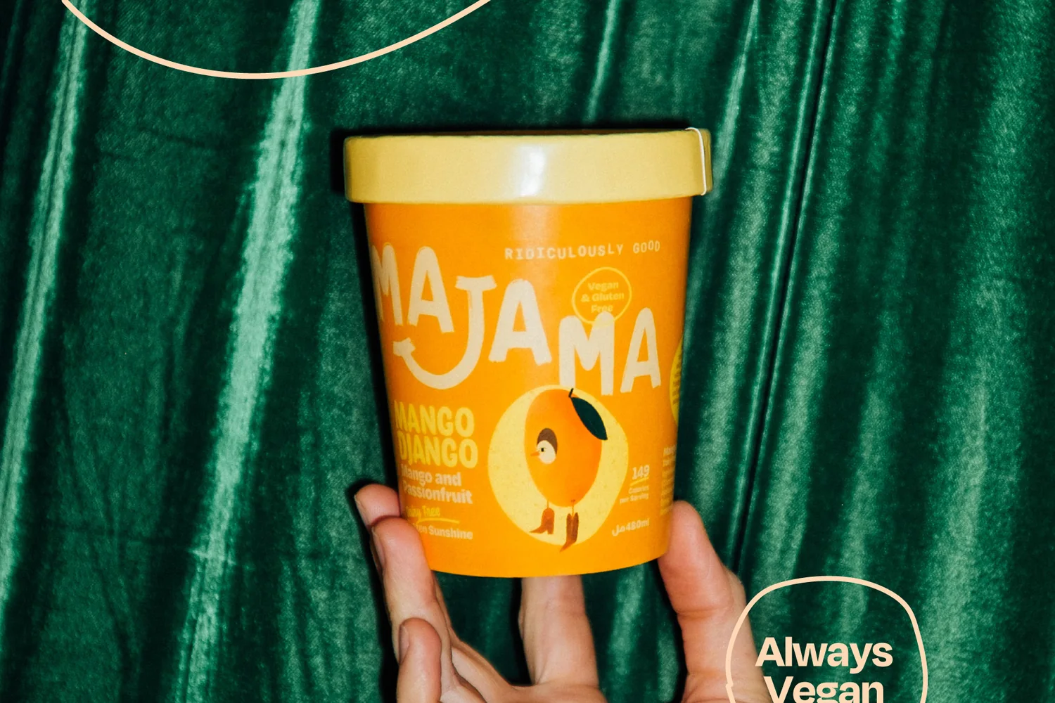 MAJAMA ice cream packaging design by Lyon & Lyon