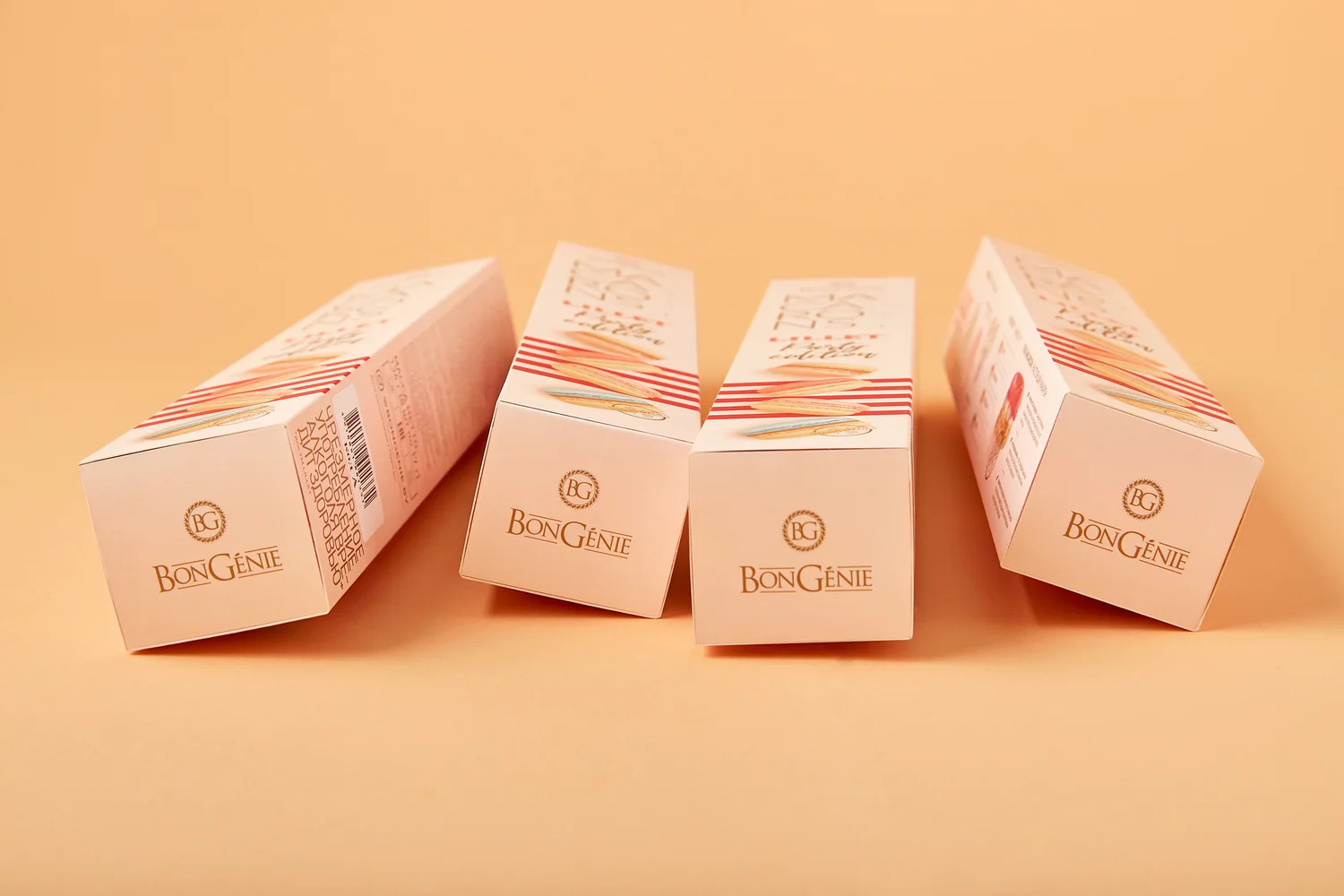 BonGenie Lillet ice cream packaging design by Fabula Branding