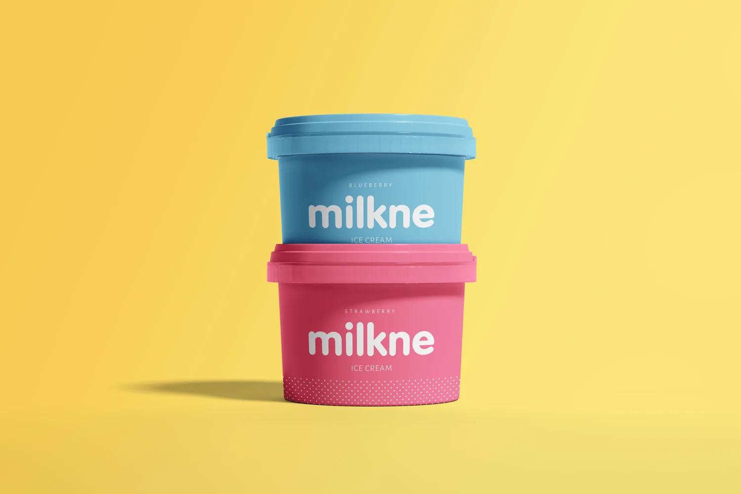 Milkne Ice Cream | Branding & Packaging ice cream packaging design by Tuyla Zarpão