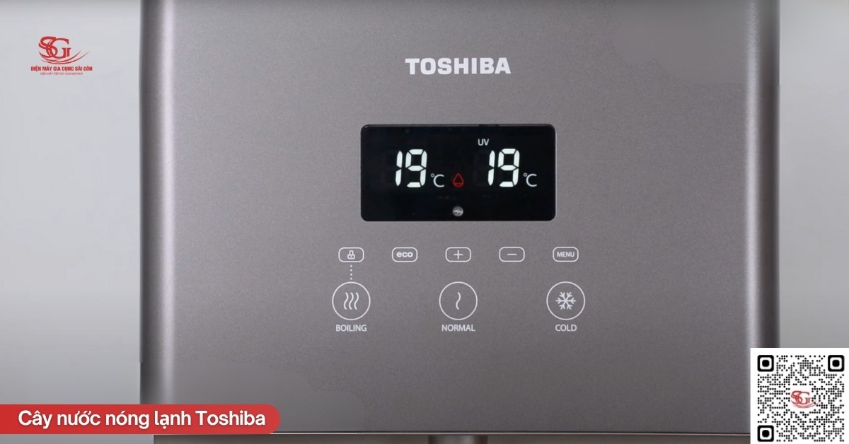 Công nghệ diệt khuẩn UV LED tiên tiến trong bình lạnh Toshiba
