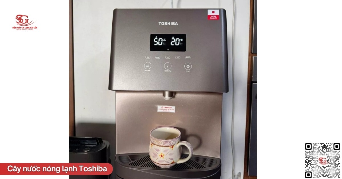 Hướng dẫn sử dụng và bảo trì cây nước nóng lạnh Toshiba
