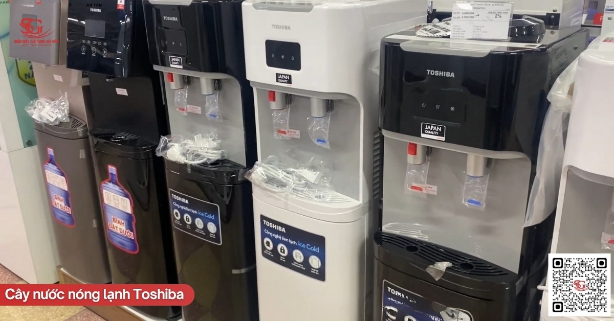 Lưu ý quan trọng khi sử dụng cây nước nóng lạnh Toshiba