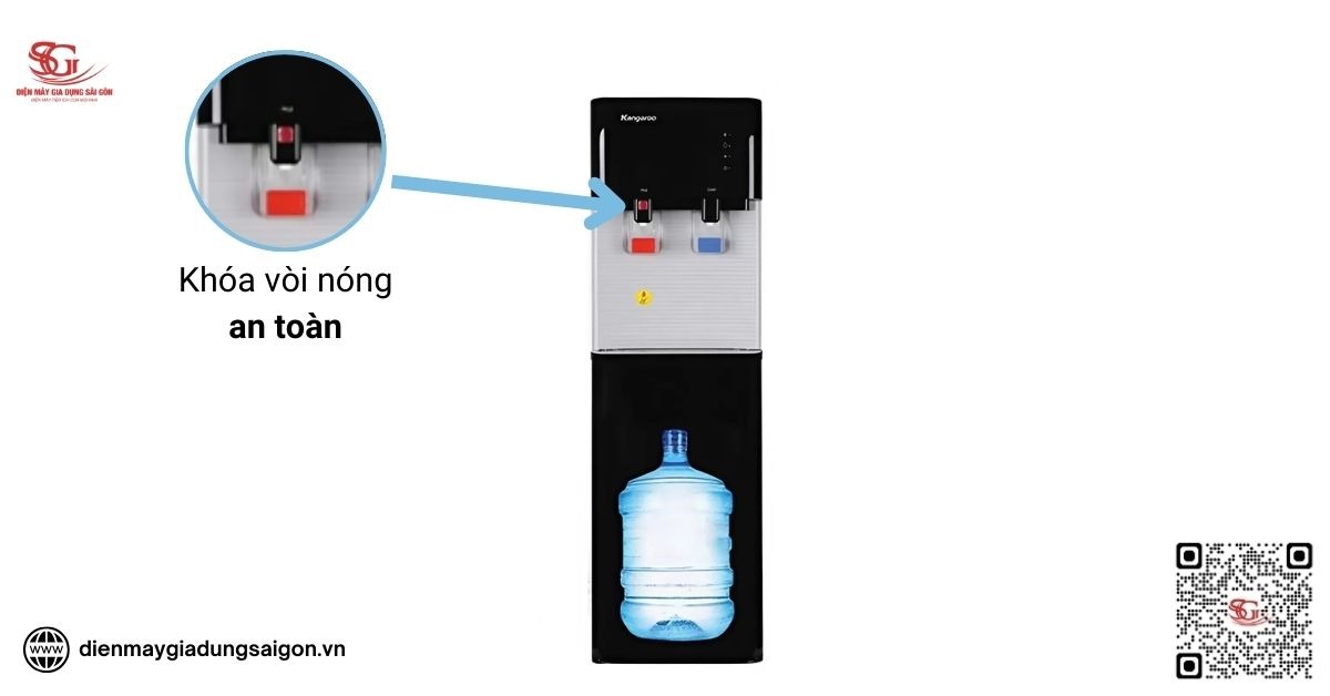 Cảnh báo lỗi hệ thống an toàn khi lắp đặt cây nước nóng lạnh sai cách