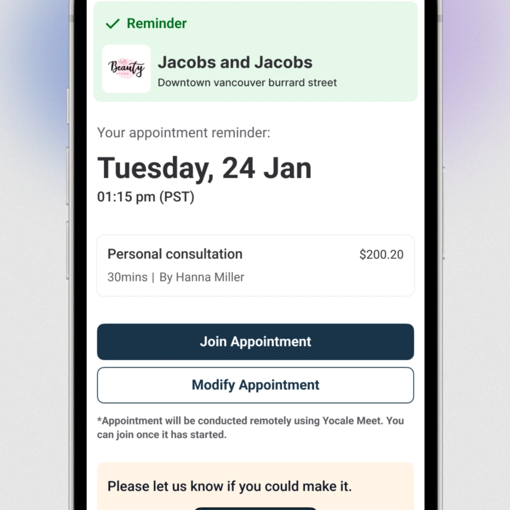 virtual meeting feature for convenient online health assessments