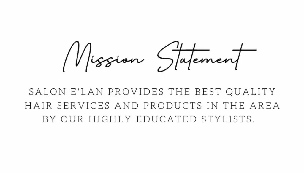 beauty salon mission statement example