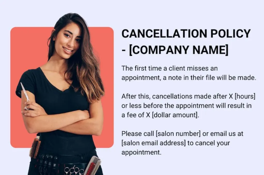 short-cancellation-policy-template