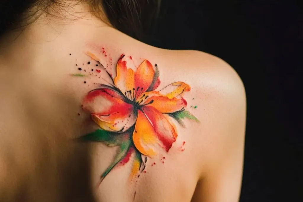 watercolor tattoo